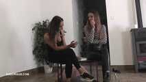 Mistresses Nomi and Tatjana's toilet slave Smoking