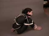 Get 4 classic videos with Lupi wearing shiny nylon rainwear beeing tied and gagged