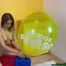 Blow2Pop yellow 18inch Globos Payaso