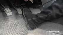 Amanda steps on the pedal
