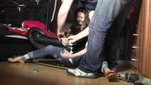 Michelle taped and tickled 