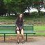 029010 Robyn Pees Through The Park Bench
