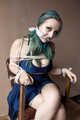 Anija in Cross Chair tied