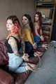 3 x Barefoot and Tied in Jeans on the Sofa Capri, Zara and Strawberry