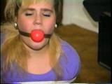 3rd GRADE BBW TEACHER BOUND, ACE BANDAGE, CLEAVE, BALL-GAGGED & BLINDFOLDED (D20-1)