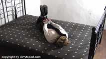 her first tapehogtie 2/3