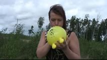 outdoor action with Yvette
