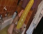 Der Riesen-Ballon im Badezimmer
