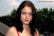 Tanja sunbathing