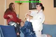 Get 473 pictures from  picture Story with Stella, Leoni and Jill tied and gagged in shiny nylon from 2005-2008 in one package!