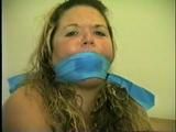 BBW MICHELLE IS MOUTH STUFFED, OTM GAGGED, WRITES K1DNAP NOTE WITH HANDS TIED, MAKES RANSOM CALL (D50-11)