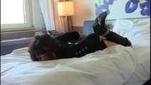 American Domme Tied and Cuffed