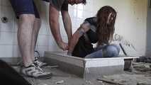Anna get free of tape