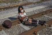 Railroad tied