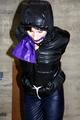 Julia tied and gagged in down jacket (cellar)