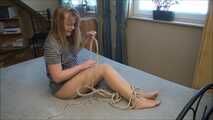 Gina and Stefanie – Hogtie Challenge, Part 4 of 6