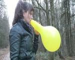 cold weather - hot balloon