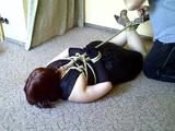 Sandra hogtied 4/4