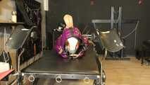 Lola Montez cought by a pervert and bound and gagged in her shiny nylon Downjacket