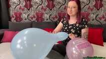 Blow2Pop two 12inch balloons and two B14 balloons