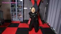 Xiaomeng Breathplay Punishment in Latex Suit and High Shoes