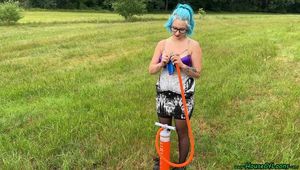 outdoor doublelift pump2pop five balloons