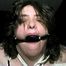 314 LB BARB GETS RING&TUBE-GAGGED, CROTCH ROPED, HOG-TIED & FONDLED (D23-12)