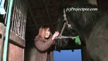 055010 Cute Teen Natly Pees In The Stables