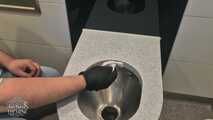 Public Restroom Licked Clean