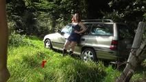 Aurora tied to car 1/2