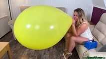 Blow2Pop-try yellow U25 with mouthpiece and nail2pop it