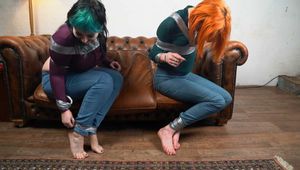 1022 Amber and Anija in Tape for Two