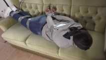 Jasmin in hogtie 2/6