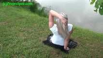 152005 Vanessa Takes A Long Pee On The Riverbank