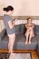 Bekki cuffed and dominated by Kelly