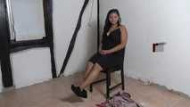 Jasmin toweltied to chair 1/2