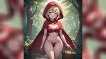 Riding hood and the big bad wolf