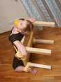 Alice Lee - Dress-wearing beauty gets tied to a table
