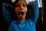 Ana chair tied and Ring gagged