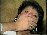 33 YEAR OLD AMERICAN INDIAN TRISH HAS PANTIES PULLED OFF & STUFFED IN HER MOUTH, DOES SELF MOUTH STUFFING, OTM GAGGED, TIED WITH ROPE & TIGHTLY HANDGAGGED (D61-3)