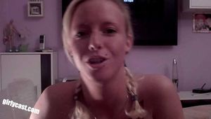Skinny Teen Lucie first BBC Creampie & Home Video