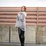Miss Petra in transparenter Hunter Regenjacke und Lackleggins
