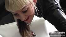 His Mistress Allows Him to Pleasure Her Orally During Bondage