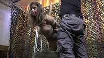 Pantyhose Encasement in a cruel Rope Suspension for Little Red Girl