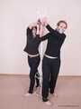 Alexa and Satisfaction Girl - Two girls and one coat rack: self-bondage session with a twist