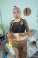 Kira goes mad for pantyhose (305 images)