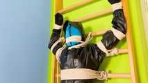 Breathplay in unbreathable, thick PVC overall 2.