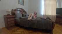 Goldy - Nude rope hogtie BTS (video)