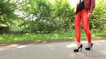Spaziergang in roten Leggings - 3.Teil