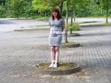 Tied to a tree 